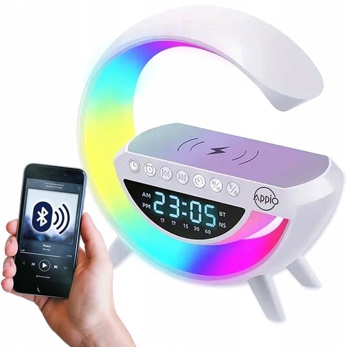 Led nachtlicht wecker radio - led,