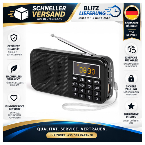 Prunus 725 radio - prunus, tragbar